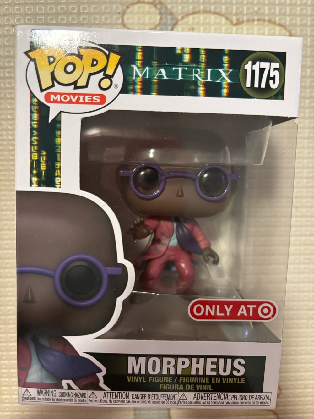 Funko Pop! Movies The Matrix #1175 Morpheus - Purple & Pink